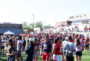 Athletes participating in various sports events in Lexington, Kentucky.