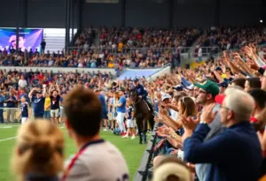 Lexington sports events featuring college soccer, high school football, and equestrian competitions.