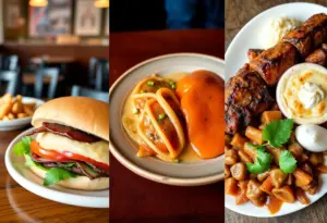 Collage of popular dishes from Lexington KY restaurants