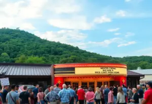 Festival attendees at Menifee County's 'M30 OXY' film screening