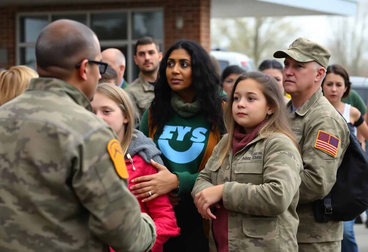 Military families in Kentucky seeking support during federal shutdown