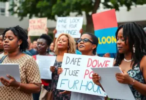 Community members united for the Moral Monday event in Lexington