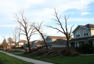 Tornado damage in Nicholasville, Kentucky