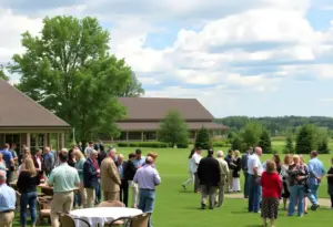 Attendees networking at the NKY Chamber Legislative Preview event
