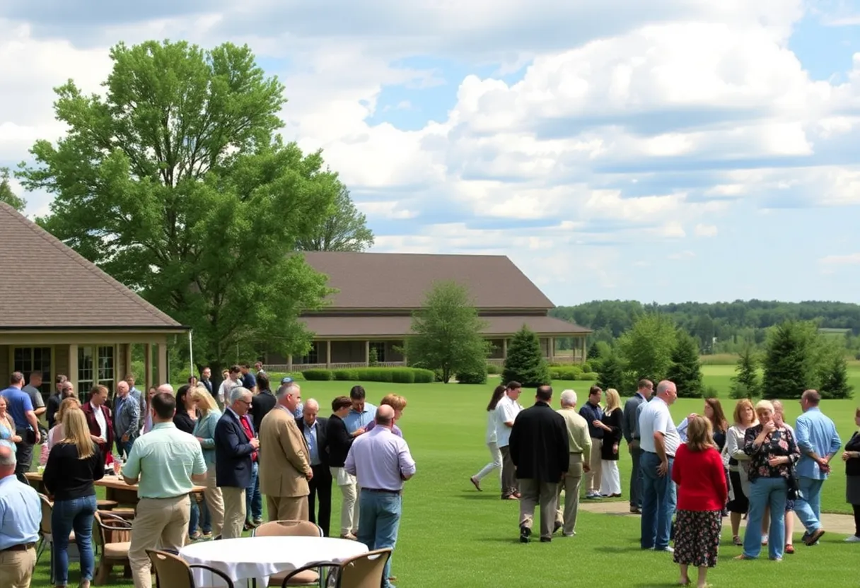 Attendees networking at the NKY Chamber Legislative Preview event