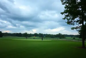 North Alabama men's golf team competition at Cullan Brown Collegiate
