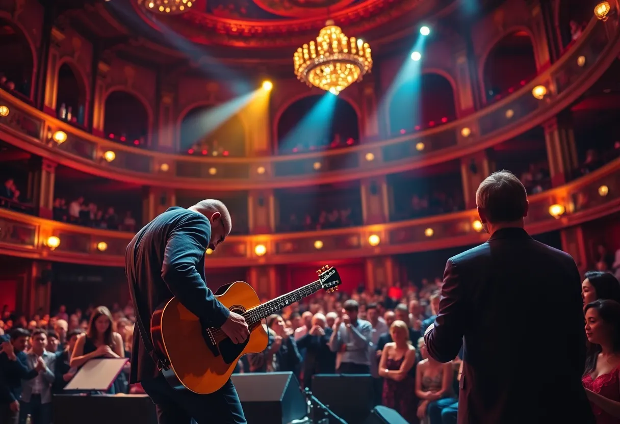 Jazz guitarist performing live at Lexington Opera House