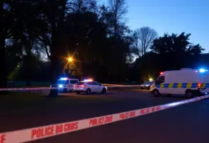 Police investigation at Ascot Park after shooting