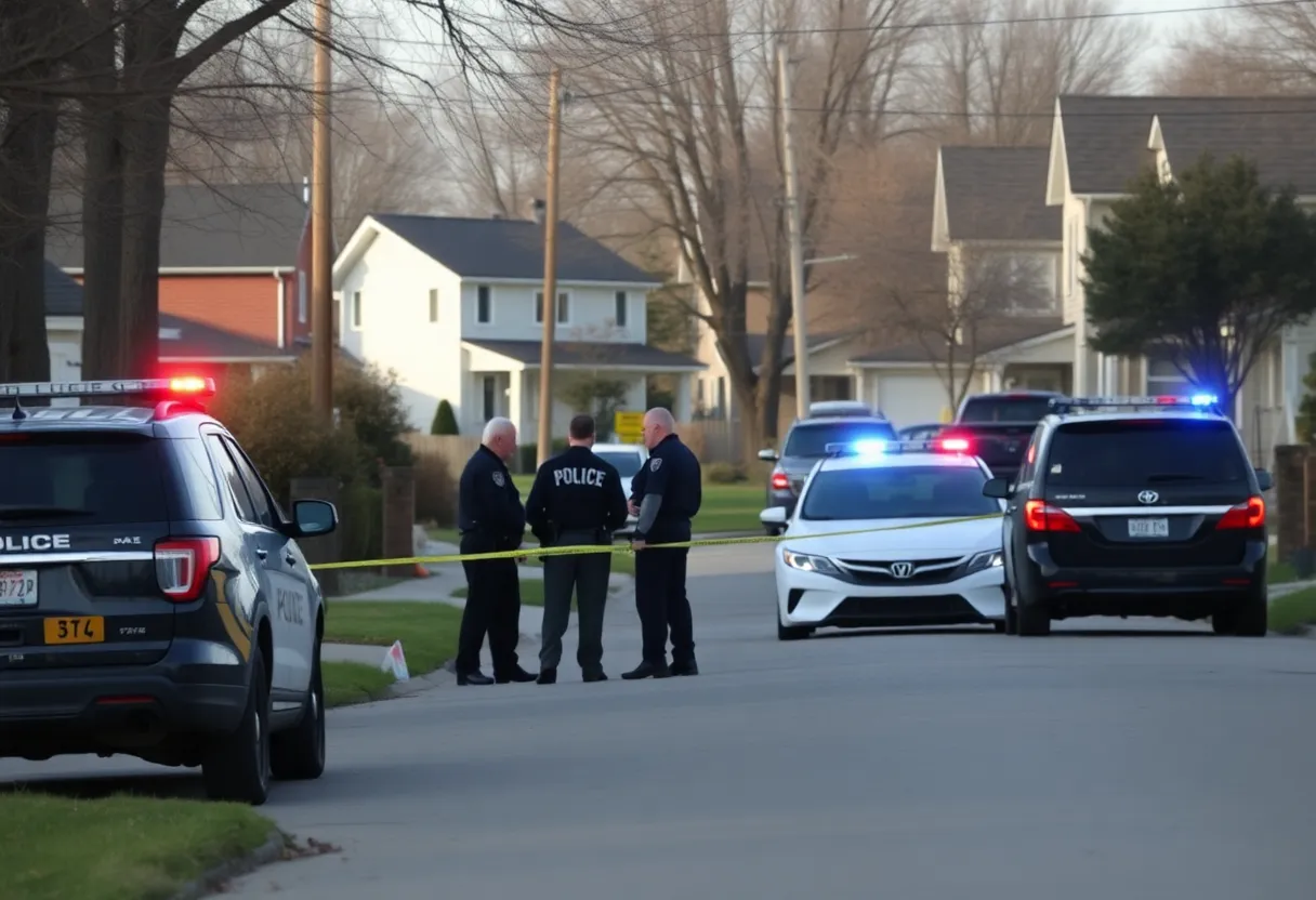 Police investigating a shooting in a Lexington neighborhood