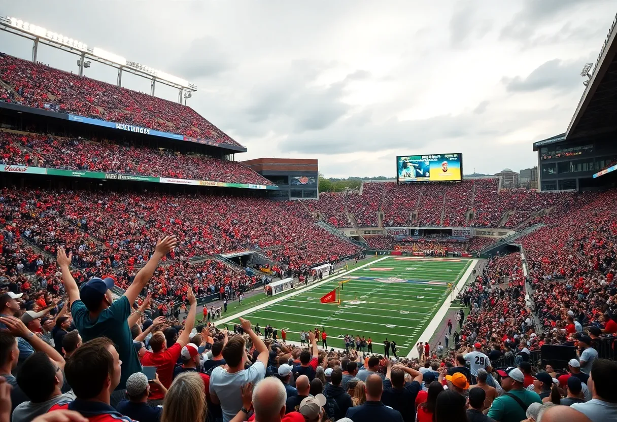 Crowd at Kroger Field during the Tennessee Volunteers vs Kentucky Wildcats game