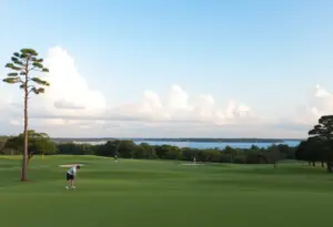 Golfers competing at Turtle Point Yacht & Country Club