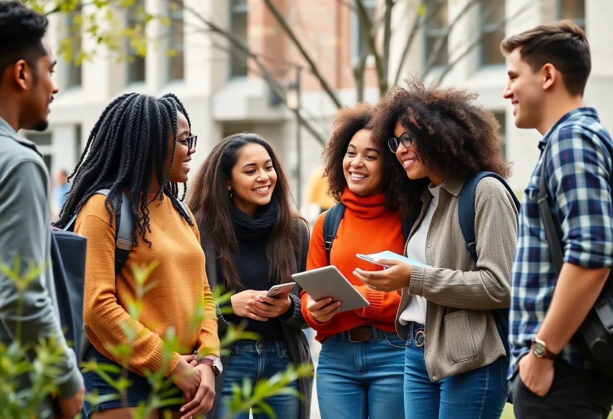 Students from diverse backgrounds collaborating at the University of Kentucky