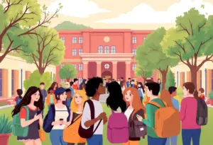 Students at WKU engaging in inclusive activities at the Pride Center.