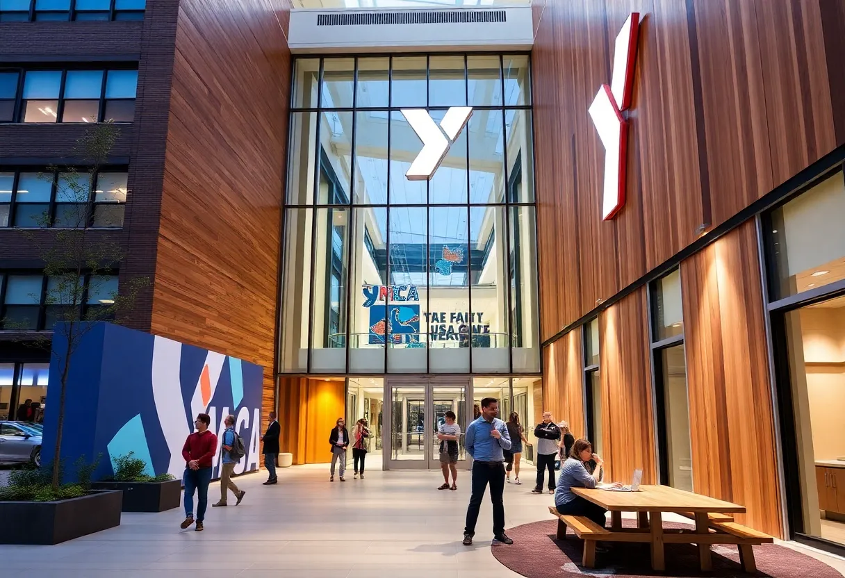 YMCA building at High Street in downtown Lexington, KY.