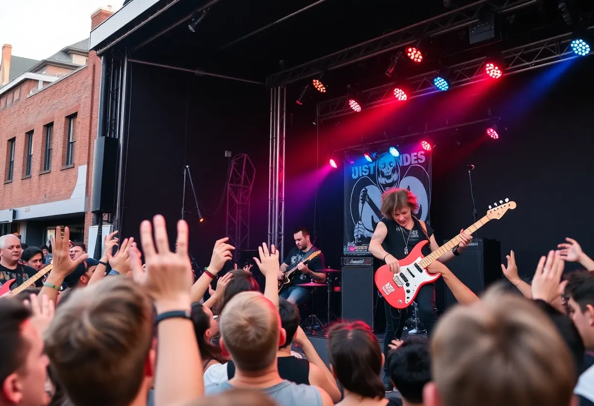 Black Flag band performing live in Lexington, KY