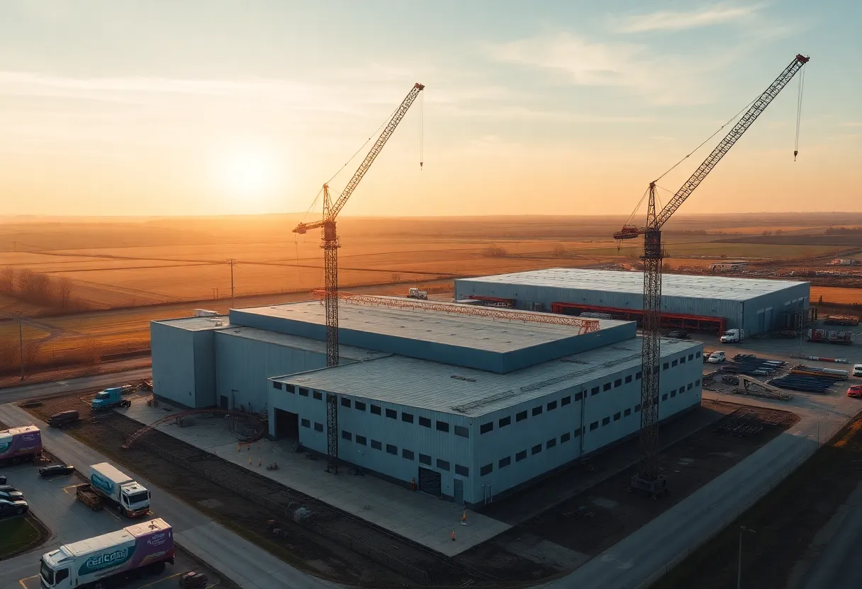 Construction expansion at Camtech Manufacturing Solutions in Pulaski County