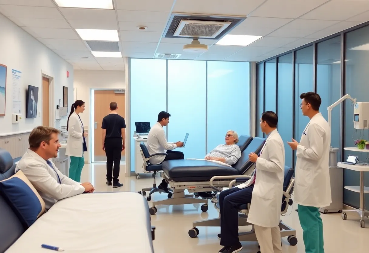 A modern orthopedic clinic focusing on patient care and innovation.