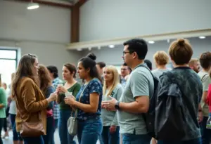 People participating in community activities at Chevy Chase Inn