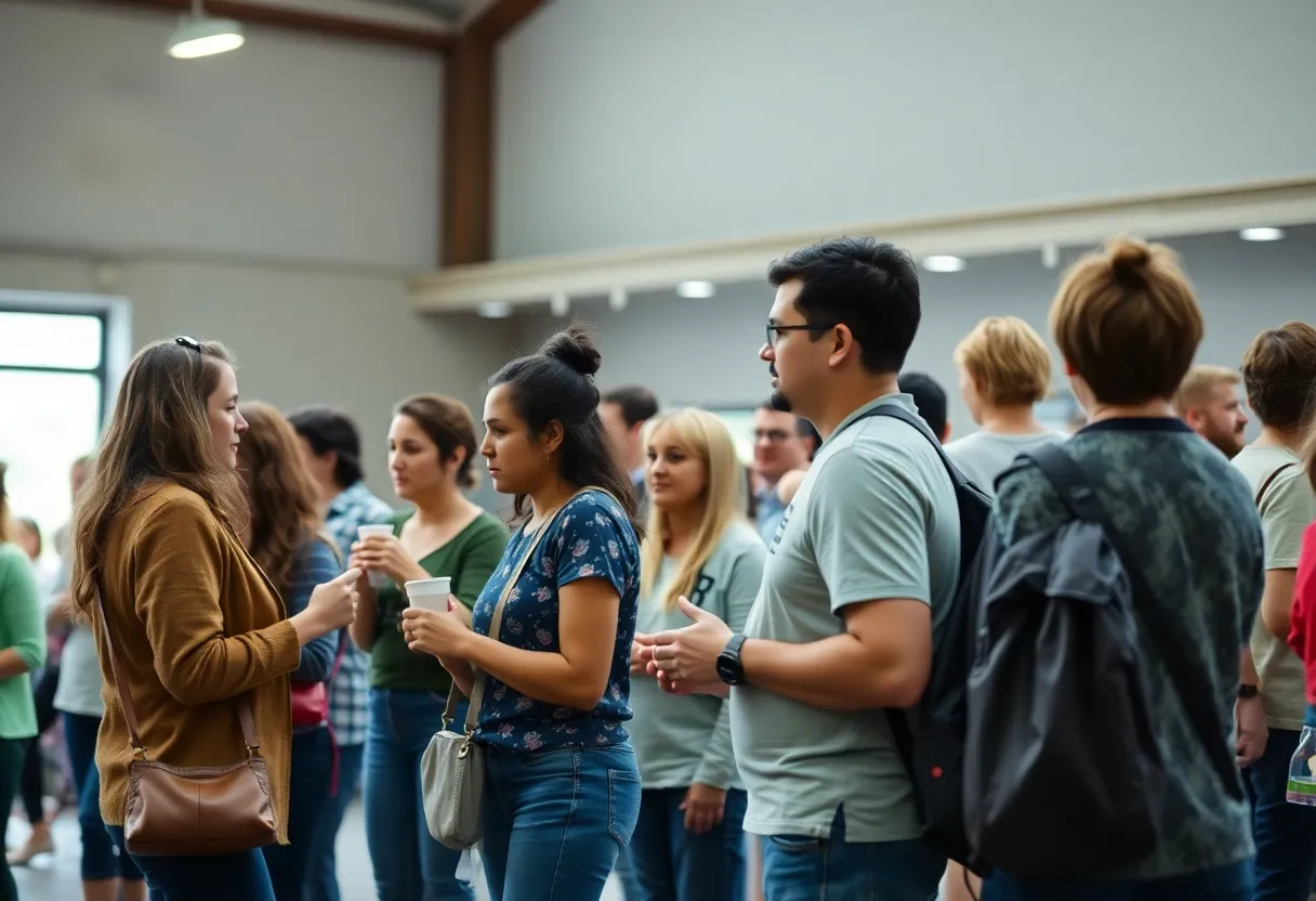 People participating in community activities at Chevy Chase Inn