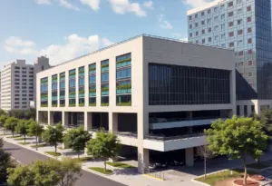 Rendering of the new Government Center in downtown Lexington.