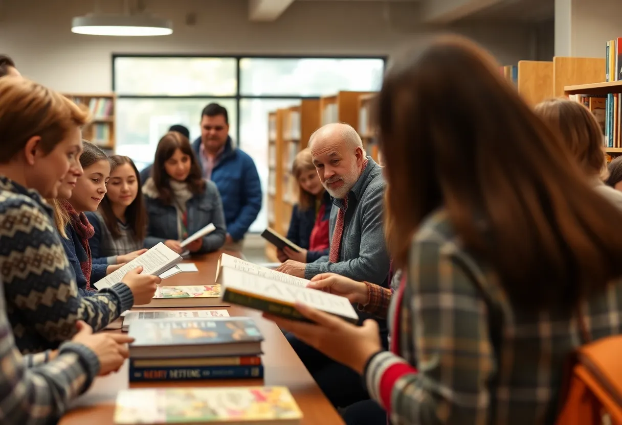 Book signing event at Middlesboro-Bell County Public Library
