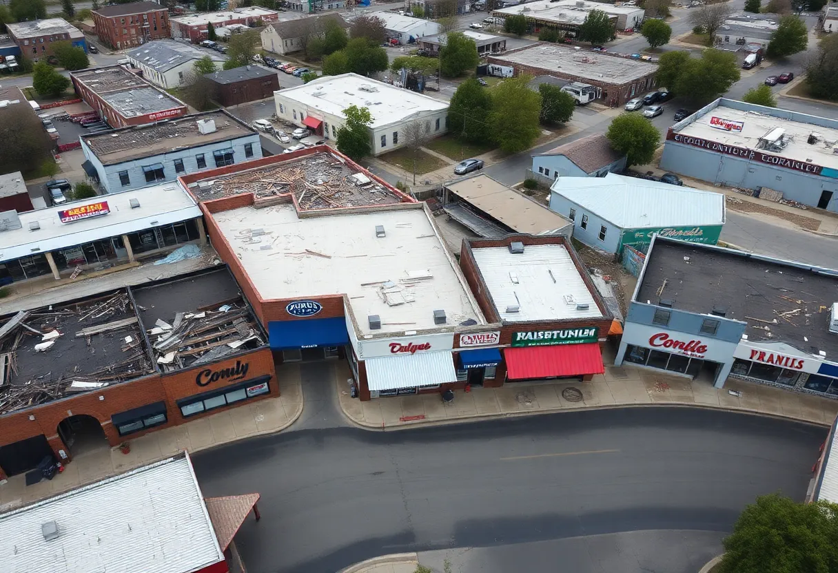 Small business district in Kentucky recovering after disaster