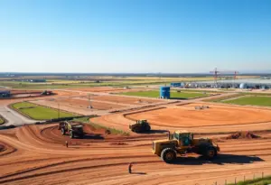 Industrial park development site in Kentucky