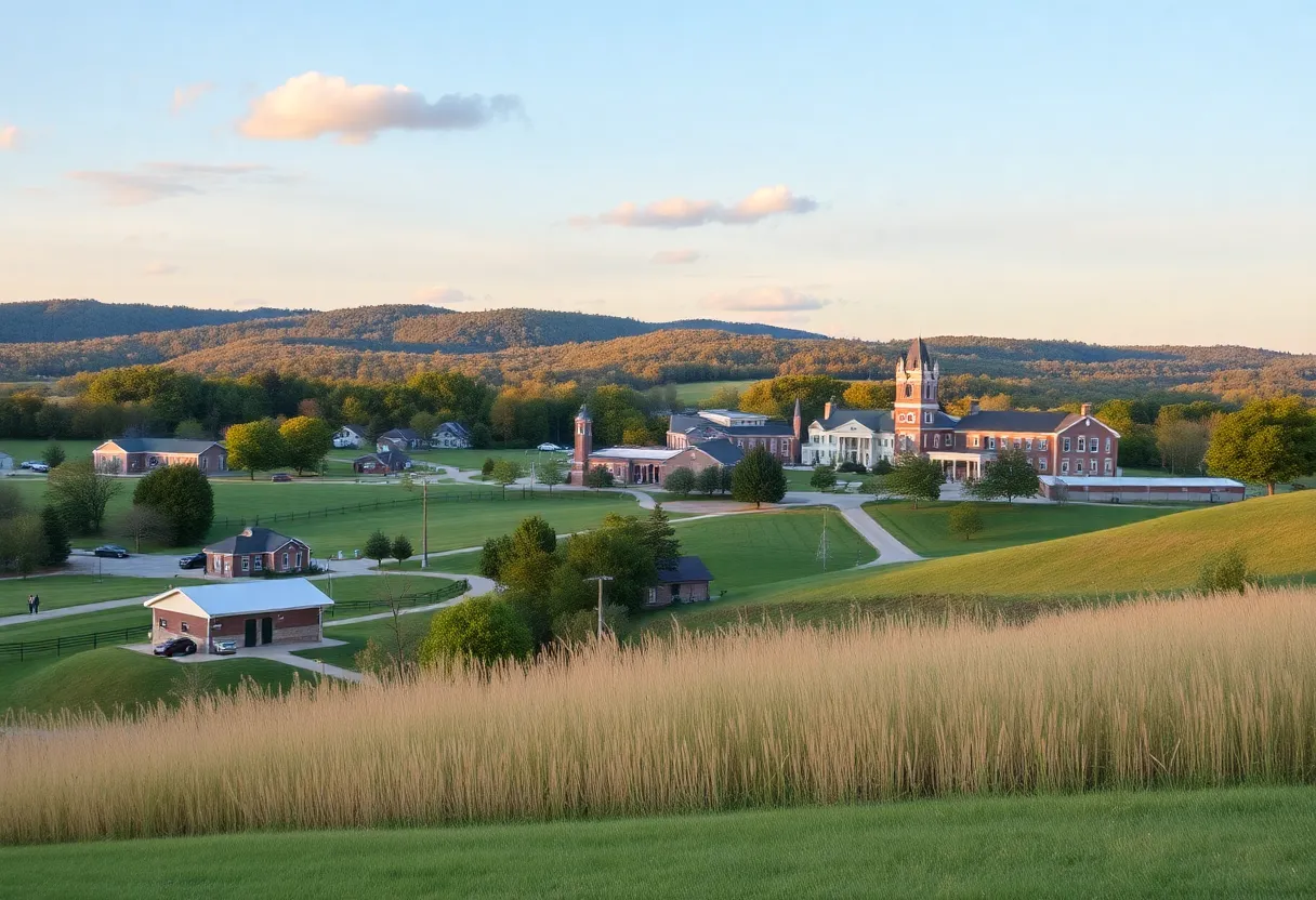 Scenic view of Kentucky representing educational growth