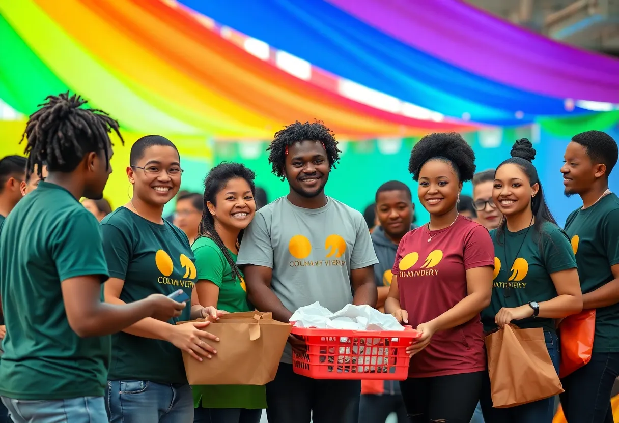 Volunteers celebrating at the Kentucky Volunteer Forum