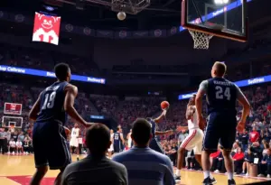 Kentucky Wildcats in action during a game against Tennessee Tech