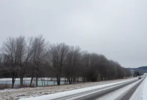 Cold front brings winter weather to Kentucky landscape