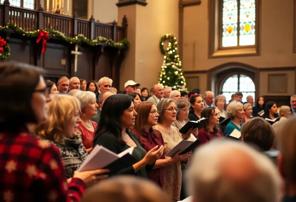 Audience enjoying a holiday concert at Second Presbyterian Church