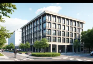 Rendering of the new Government Center in Lexington