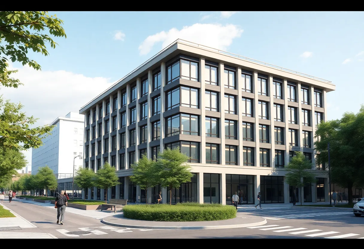 Rendering of the new Government Center in Lexington