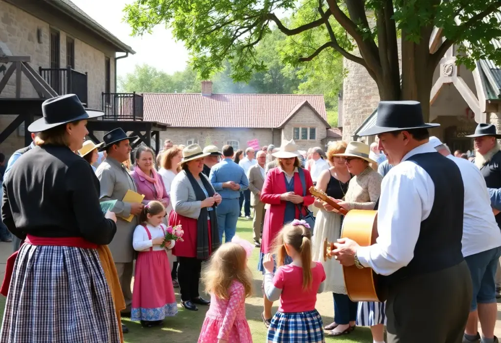 Community gathering celebrating Lexington's 250th anniversary