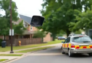 Surveillance footage of a burglary suspect