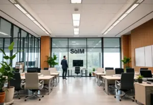 Symbolic representation of retirement and leadership in a corporate environment.