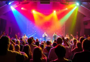 Audience enjoying the Music for Mission concert in Lexington