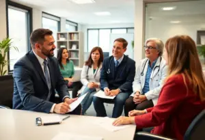 Financial advisor providing guidance to healthcare providers.