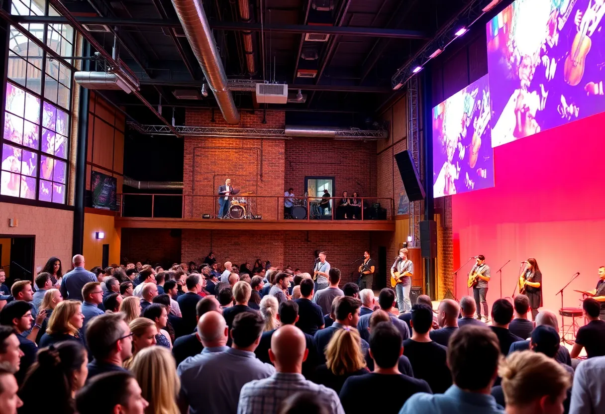 Exterior of The Rail concert venue in Lexington, Kentucky