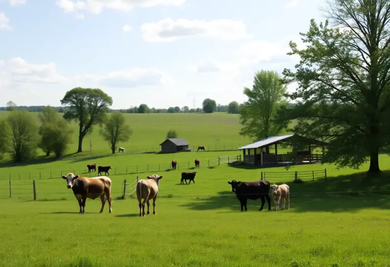 Kentucky farm representing new beginnings