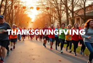 Participants engaging in a virtual Turkey Trot event