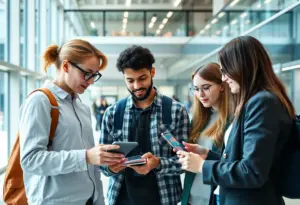 Students using AI technology at the University of Kentucky