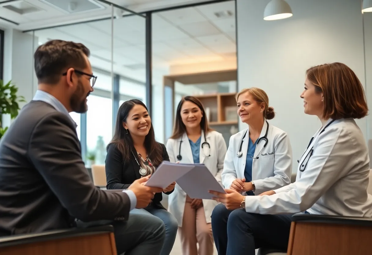 Whiteshore Funding team assisting healthcare providers