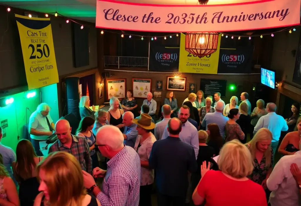 Community members enjoying the 250Lex Forward Bash at The Burl