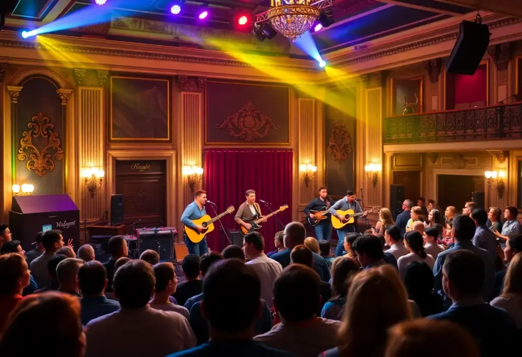 Acoustic musicians performing at the Acoustic Jam 2025 in Lexington.