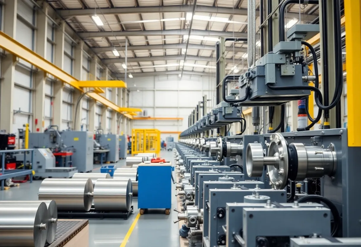 AKFA Aluminum Solutions manufacturing facility under construction