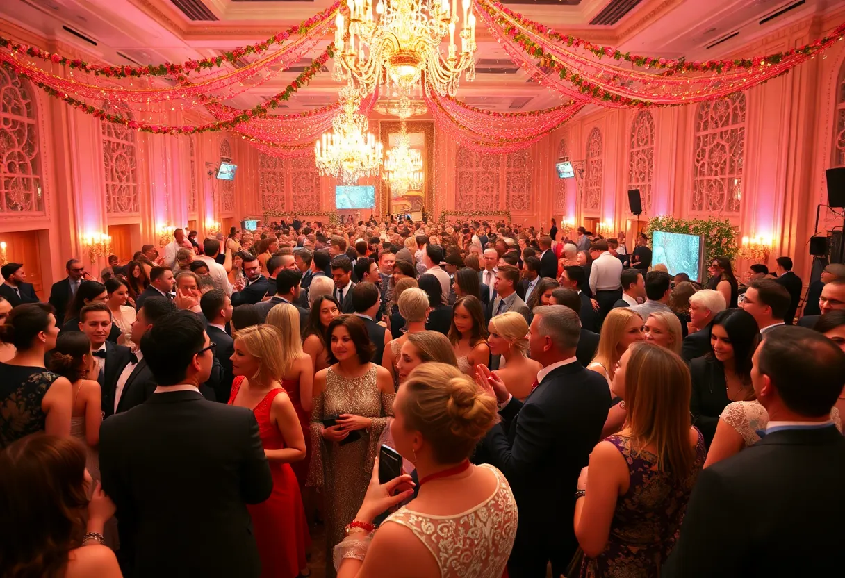 Crowd at Barnstable Brown Gala in Kentucky