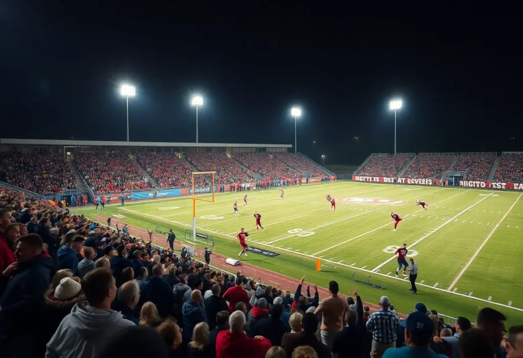 Boyle County football team celebrating their championship win