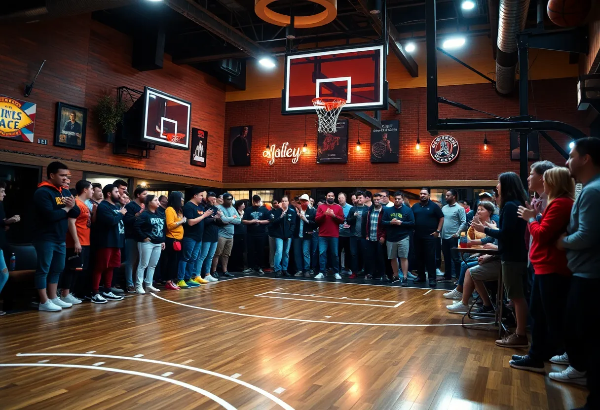 Fans at Central Michigan Basketball Coaches Show